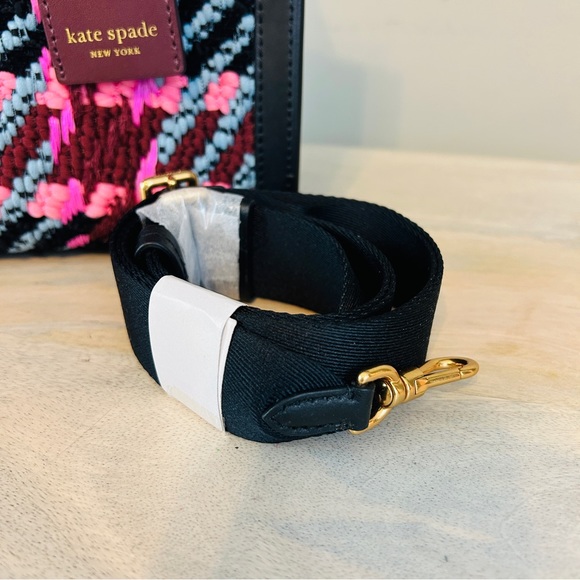 Kate Spade Small Woven Plaid Manhattan Tote, used once! - Picture 8 of 9